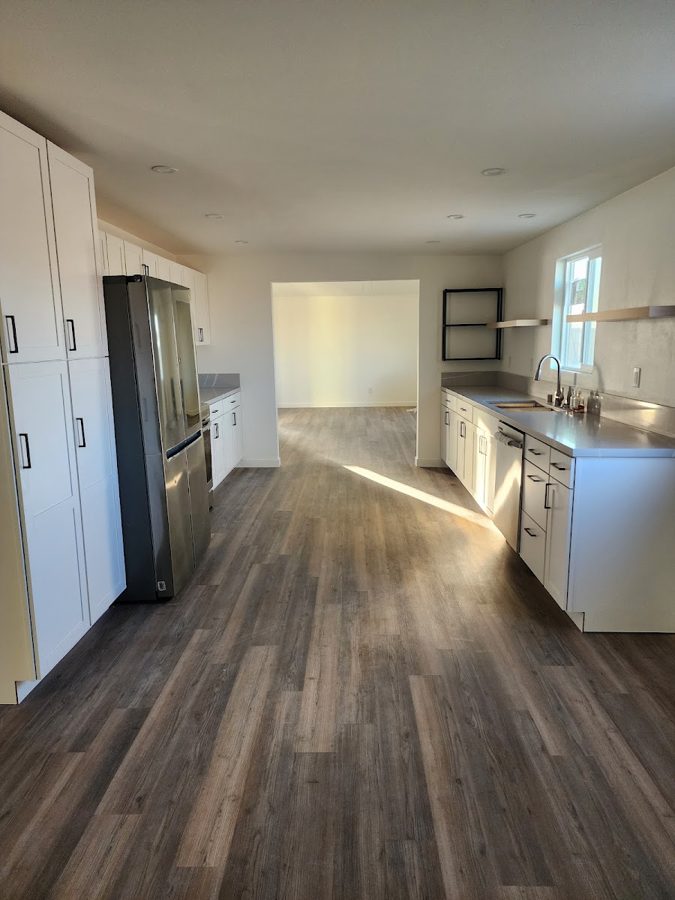 Imelda Clark review photo – remodeled bathroom and kitchen